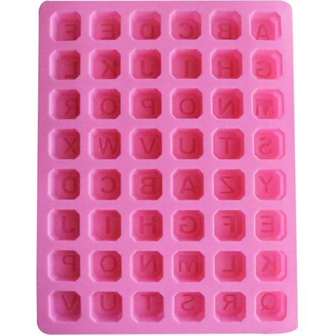 Moule à gâteau en silicone pour décorations en lettres anglaises, DIY et savon (1/5)