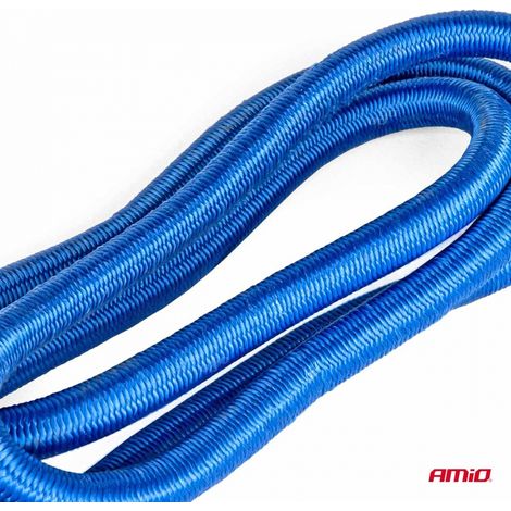 Corde élastique en caoutchouc pour sécuriser les bagages Ø8 mm 100 cm bstrap-21 amio-03374 (1/4)