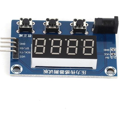 Gewichtssensormodul mit digitaler LED-Anzeige, präziser Wiegesensorplatine und Chip-Zubehör (1/4)