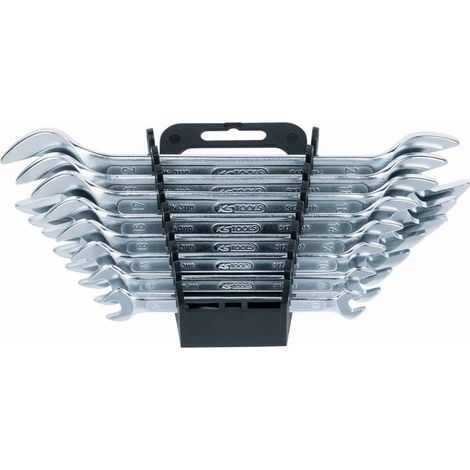 KS TOOLS  juego de  llaves de  doble boca  8 pzs.  6 x  7 -  20 x  22 mm  - 517.0148