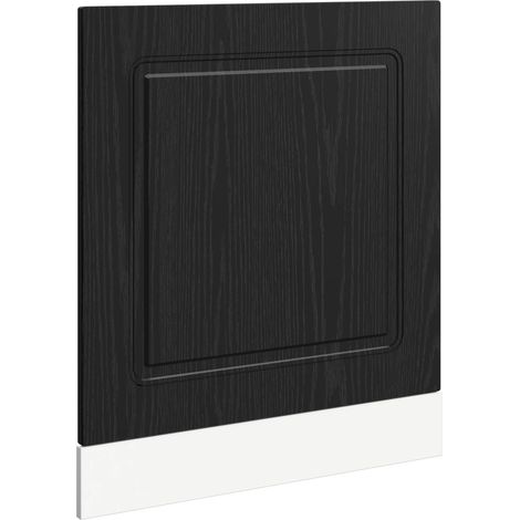 Maison Exclusive - Pannello lavastoviglie Kalmar Rovere Nero 60 x 1,5 x 57 cm