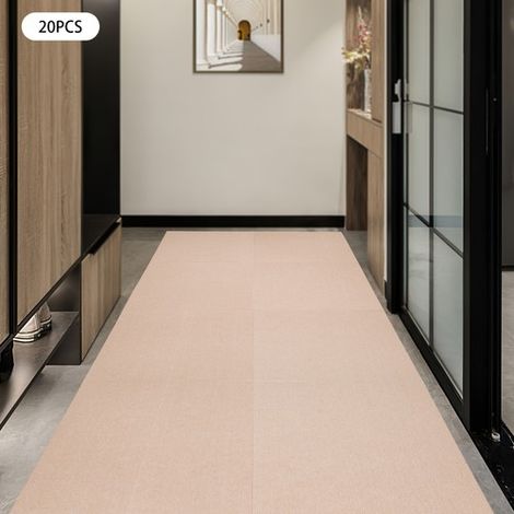 20 tapis carrés Tapis de sol Tapis de sol antidérapants Tapis autocollants 50,8 x 50,8 cm (1/5)