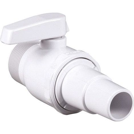 Trigano – Vanne d'arrêt pour filtration de piscine – Plastique résistant aux UV – Compatible conduites standard – Régulation débit d'eau précise