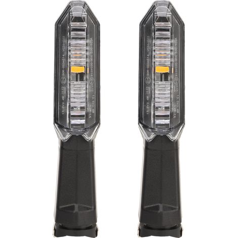 Lot de 2 clignotants LED multifonctions 1,5 W pour moto Versys 1000, 650, X250 et X300 (12 V), boîtier transparent. (1/5)