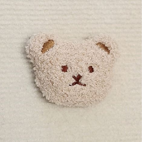 Aimant de réfrigérateur ours en peluche, aimant souple en caoutchouc, aimant animal 3D pour la décoration de la cuisine, couleur thé au lait (1/5)