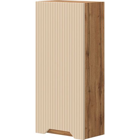 Armario de baño Lotta, Rayas roble/cachemira, 20 x 72.6 cm, Vicco (1/5)
