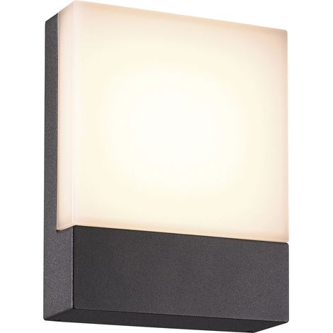Aplique de pared CENADI LED SMD 7 W 647 lm 3000 K CRI80 IP54 116° Antracita (1/2)