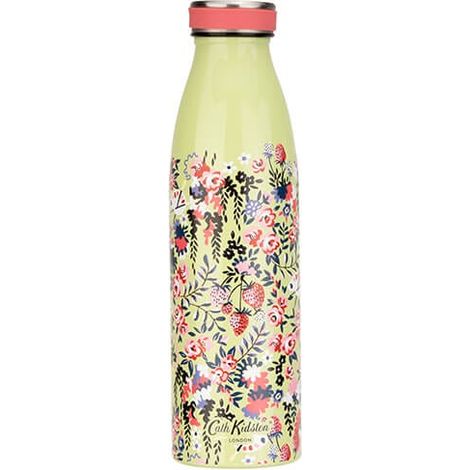 Cath Kidston Painted Table Ditsy Floral Stainless Steel Bottle Green 460ml (1/2)