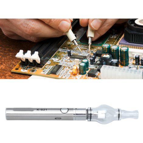 K-S21 Kolophonium-Zerstäuber, lötfreier und flussmittelfreier Kolophonium-Zerstäuberstift, Kurzschlussdetektor für Lötstellen auf Motherboard-Chips (1/5)
