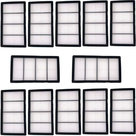 12x Filtres Kit d'accessoires pour iRobot Roomba S9 S9+ Robot Balayage, Aspirateur Filtres kit Pièces de Remplaçant pour iRobot Roomba S9 PLUS (1/2)