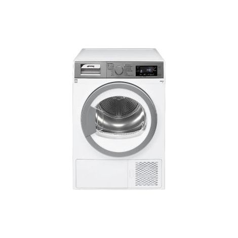 Smeg DHT82LSIT. Posizionamento dell'apparecchio: Libera installazione, Tipo di carica: Caricamento frontale, Sistema di asciugatura: Pompa di calore. Capacità cestello: 8 kg, Condensation efficienc... (1/3)