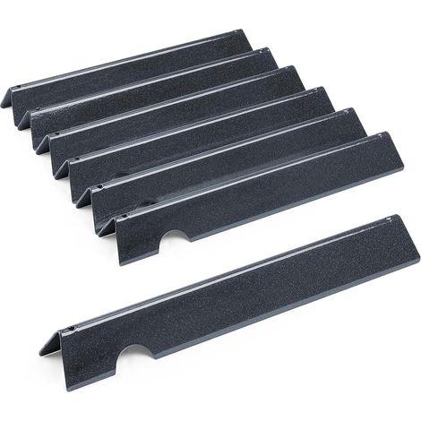 Packung mit 7 Aromariegeln (43,5 cm) für Weber Genesis II/LX 400, Genesis II E410, E435, S435 (Modelle ab 2017) für Weber Gasgrills 66033/66796