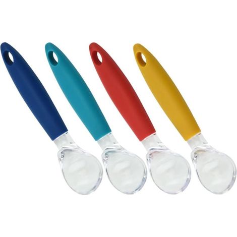 IMIKEYA Leicht zu reinigende, ergonomische Eiskugelportionierer, 4er-Set, PP (1/5)