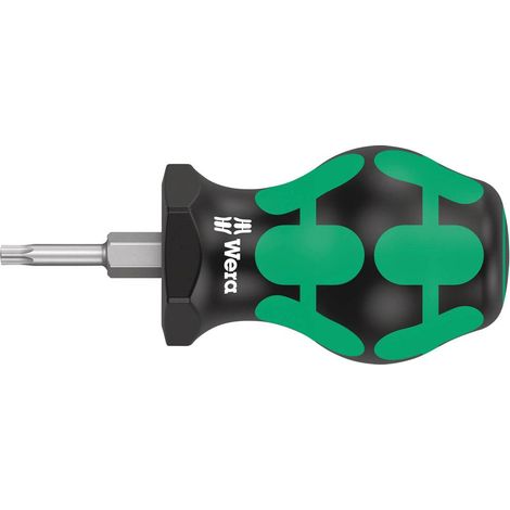 Wera 367 TORX® Stubby Cacciavite Torx Dimensione (Cacciavite) T 10 Lunghezza della lama: 25 mm 1 pz.
