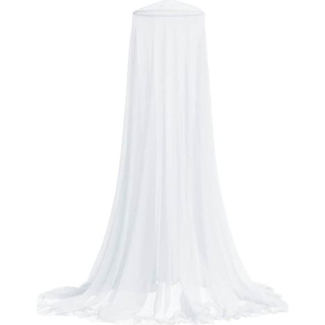 Moustiquaire,Rideau anti-moustique pour lit 220 maille blanc 56x56x220 cm CFW27094 (1/5)