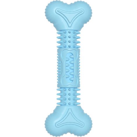 Jouet pour Chien, Nettoyage des Dents en Caoutchouc Naturel Jouet à Mâcher pour Moyens et Petits Chiens Pas pour Les Chiens Agressifs(monsieur bleu)
