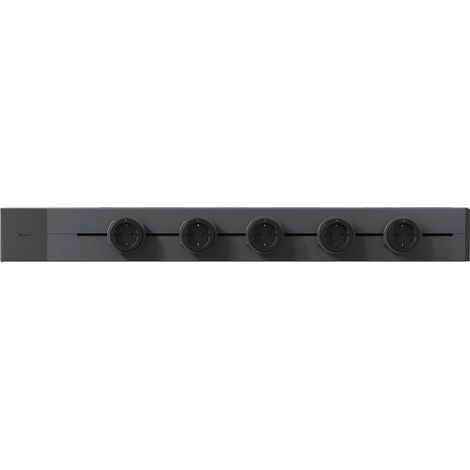 GONEO Multiprise Murale, Rail de prise électrique amovible 750cm et 5 Adaptateurs 230VAC 3680W 16A (1/5)