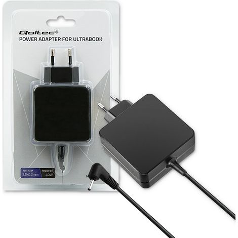 Bloc d'alimentation Qoltec pour ordinateur portable Samsung Ultrabook 40 W 12 V 3,33 A 2,5 x 0,7 (1/5)