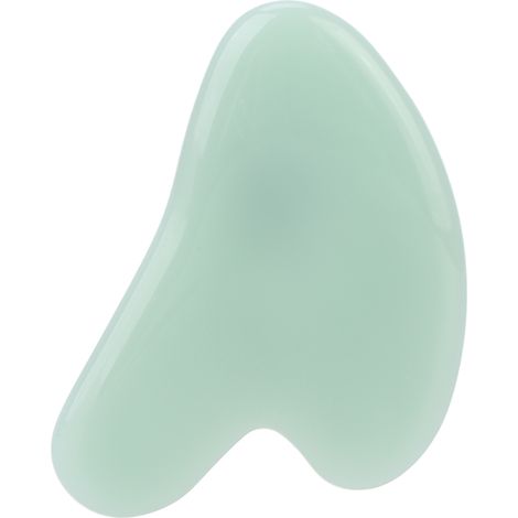 Gua-Sha-Werkzeug aus natürlichem Jade für Gesichtsmassage und Entspannungsmassage, hellpfirsichgrüne Herzform (1/5)
