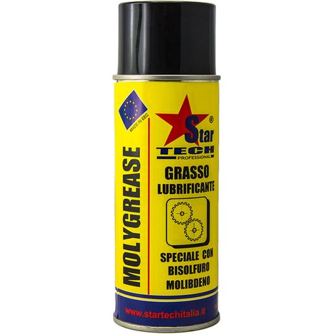 MOLYGREASE spray 400 ml Grasso lubrificante speciale al Bisolfuro di Molibdeno 3 PEZZI