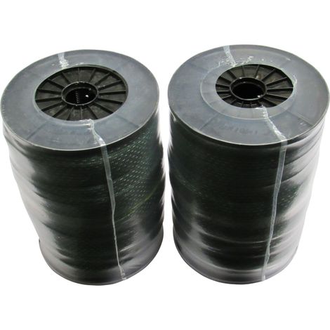 Electric Fencing Ring Insulators Long Arm for Wooden Posts X50 (Screw In Poly Fence Tape Rope) (1/4)