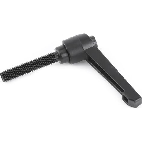 Levier serrage réglable – acier inoxydable – poignée plastique noire – M8x40 mm – outil serrage