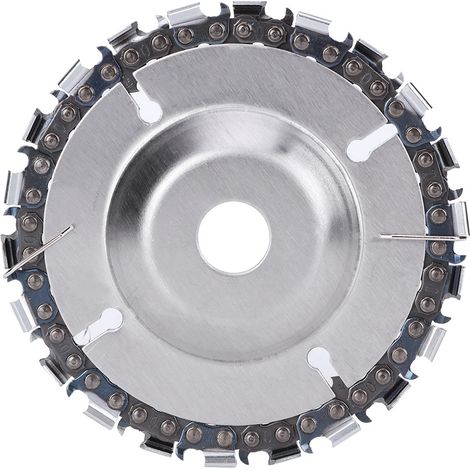 Disque de chaîne 4 pouces 22 dents pour meuleuse d'angle, plaque de tronçonnage fine pour sculpture sur bois et coupe (1/5)