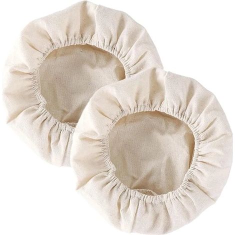Zweiteiliges Leinentuch-Set, geeignet zum Brotbacken, Gärkörben, Bäckertuch, 25 cm. (1/5)