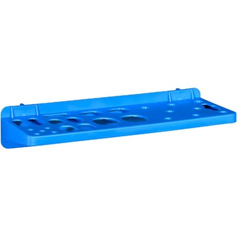 Portaherramientas para panel de pared amarillo, 24 piezas, ancho 23 x alto 4,6 x profundidad 9,5 cm ALLIT