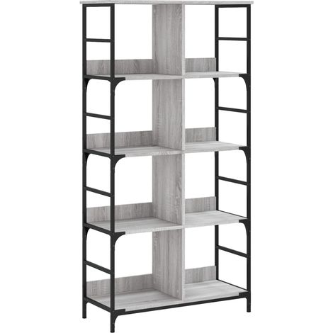 Maison Exclusive - Bücherregal Grau Sonoma 78,5x33x153 cm Holzwer (1/5)