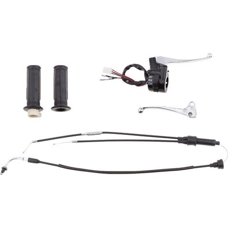 Poignée de levier de frein et câble d'accélérateur compatibles avec Yamaha PW50 PY50 50cc (1/5)