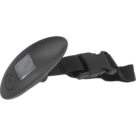 Balance électronique numérique de voyage avec crochet, pèse-bagage portable à écran LCD, 50kg, pour valise et aéroport (1/5)