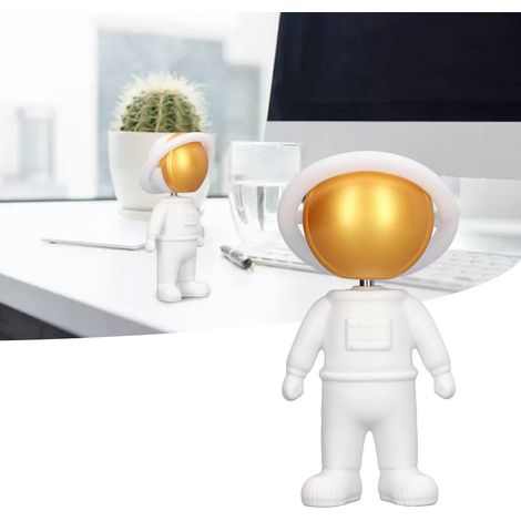 Projecteur de ciel étoilé à LED avec astronaute/homme de l'espace, veilleuse rechargeable USB, tête d'astronaute décorative rotative. (1/5)