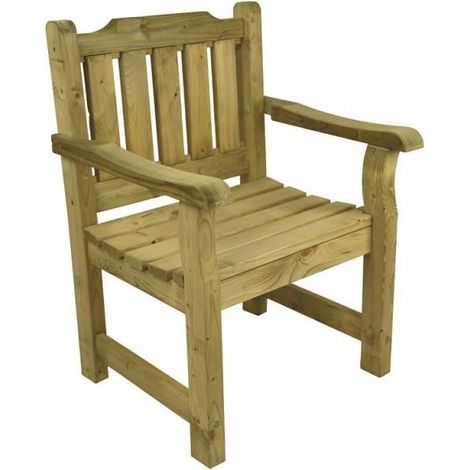 POLTRONA LASA IN LEGNO DI PINO ARKADIA 70X60X90 CM (1/4)