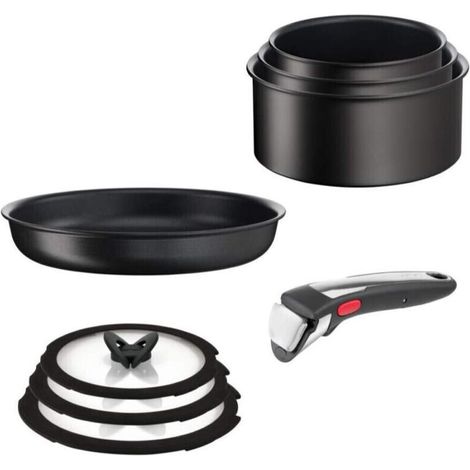 Juego de cocina grupo seb Ingenio Unlimited plata 8 piezas
