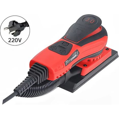 Polisseuse orbitale compacte brushless, 70 x 198 mm, 350 W, 4000 à 10000 tr/min, machine de polissage voiture pour carrosserie et ponçage de précision