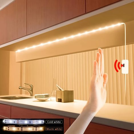 Éclairage d'ambiance, rubans lumineux Bande lumineuse LED 5V, modèle 2835, adaptée aux armoires, aux meubles, aux téléviseurs（Y162） (1/4)