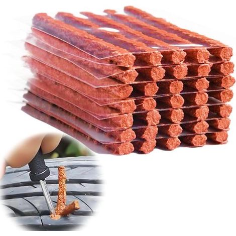 Kit completo de reparación de neumáticos de 35 piezas para automóviles, motocicletas y maquinaria de jardinería con herramientas manuales. (1/5)