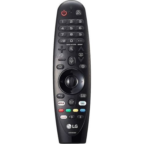 Télécommande LG Magic Remote compatible avec de nombreux modèles LG. touches d'accès rapide pour Netflix et Prime Video