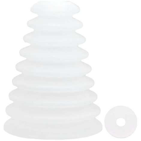 Couvercle anti-poussière marteau électrique – caoutchouc – protection perceuse – blanc – extensible (1/5)