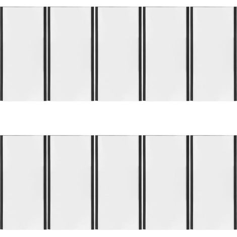 Housoutil Supports Magnétiques pour Étiquettes 10 Unités 10x5 CM (1/5)
