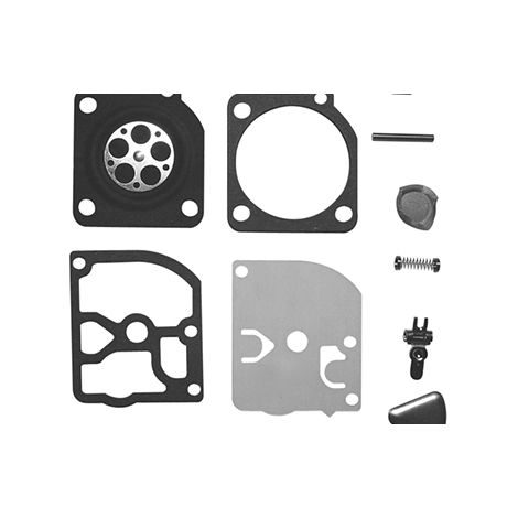 Kit Réparation Membranes Et Joints Carburateur Adaptable Zama Pour Modèle Carburateur C1q Monté Sur Homelite Super 2x2, 200, Ole