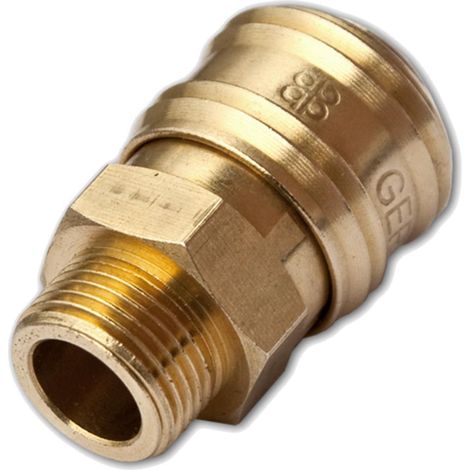 Druckluftkupplung Außengewinde in versch. Größen 1/4"