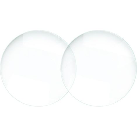 Lentilles convexes biconcaves en verre optique Unomor 50 mm, lot (1/5)