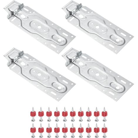 Air Climatiseur Mur Montage Support, 2 Paire Interne Unité Universelle suspendre Plaque Crochet Support Support Planche Pièce Accessoires pour HVAC (1/5)