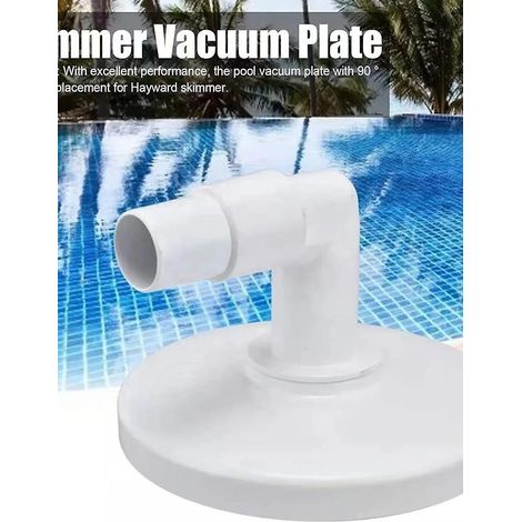 Plaque d'aspiration pour skimmer, accessoire de nettoyage de piscine, avec coude à 90 degrés, accessoire de rechange (1/5)
