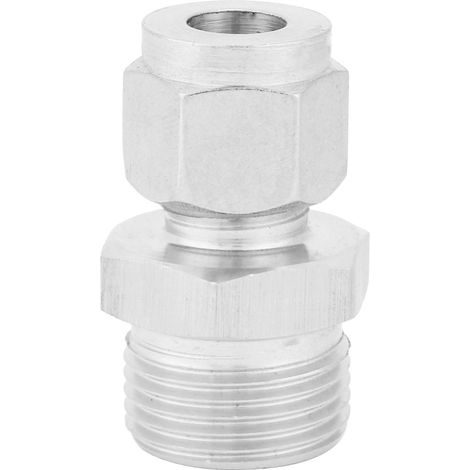 Edelstahl-Rohrverschraubung, Doppel-Klemmringverschraubung, Einzelhülse M201,5-8 (1/5)