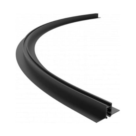 Rail Magnétique M05 Encastré Courbé Quart de Cercle 48V - SILUMEN (1/2)