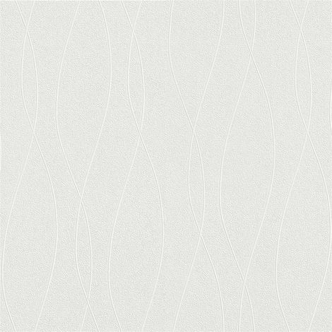 Vliestapete 142518 Tapete Putz 106 x 2500 cm Rasch Selection Weiß (1/4)