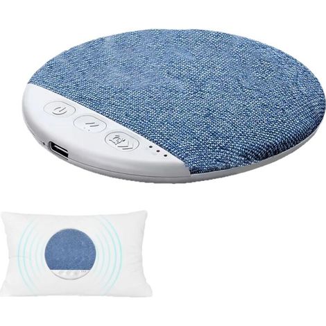 Haut-parleur Portable Appareil à Bruit Blanc Rechargeable,Enceinte à sous l'Oreiller pour le Sommeil,Pour Adultes Chambre À Coucher Salon Appartement Bureau Voyage Camping Plein Air (1/5)